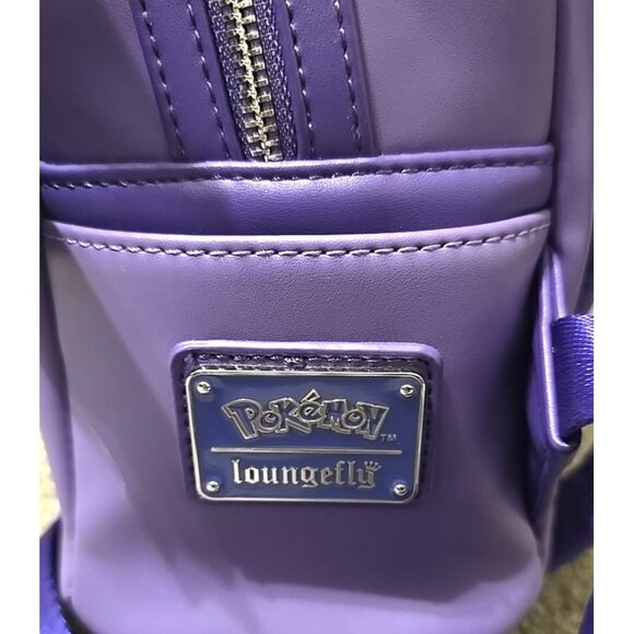 Loungefly Pokemon Gengar Cosplay Mini Backpack Model 0094 Chrome Hardware NEW - Picture 3 of 11